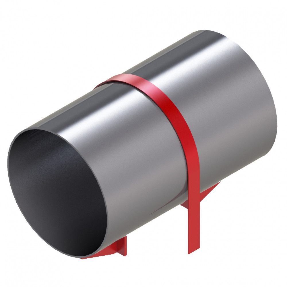 Опора DN219 ТС-669.000.00-017 серия 5.903-13 выпуск 7-95 неподвижная хомутовая