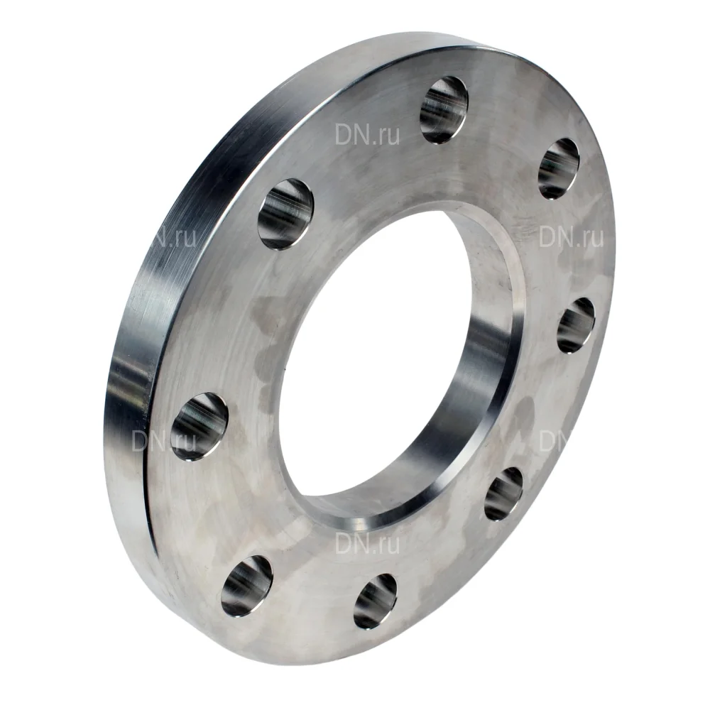 Фланец плоский DN.ru Ду150 Ру16 корпус - нержавеющая сталь 12Х18Н10Т, тип 01, ряд 1, исполнение B, гр. IV, ГОСТ 33259-2015