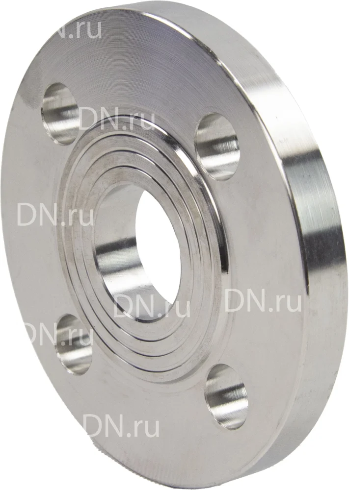 Фланец плоский DN.ru Ду65 Ру16 корпус - нержавеющая сталь 12Х18Н10Т, тип 01, ряд 1, исполнение B, гр. IV, ГОСТ 33259-2015