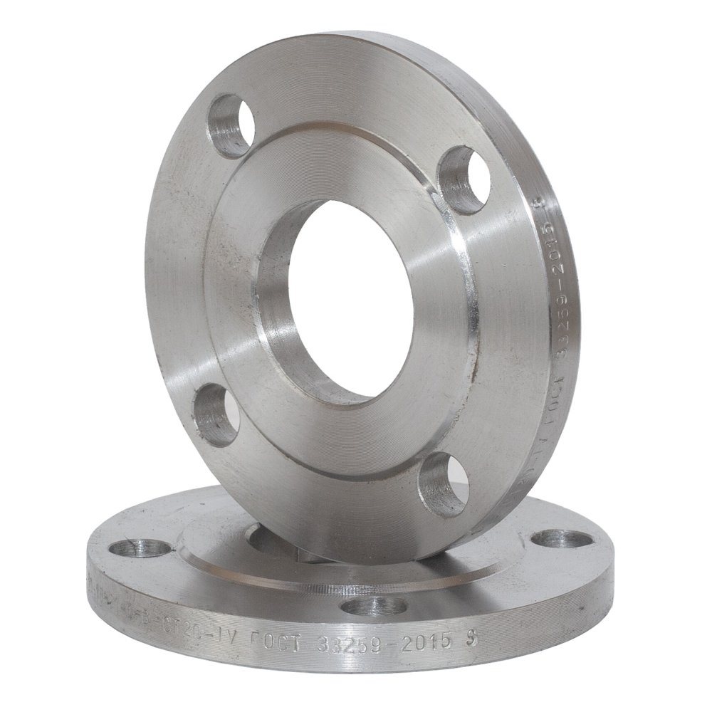 Фланец плоский сталь 20, Ду40 Ру16 (S) тип 01, ряд 1, исполнение B, ГОСТ 33259-2015