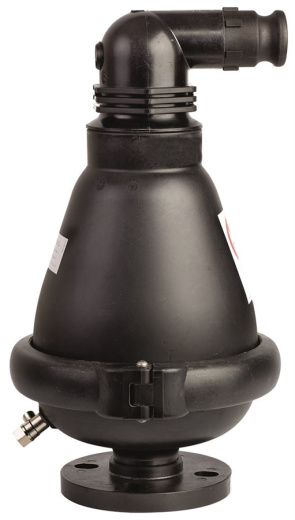 Клапан воздушный комбинированный AVK серия 701/75 PN10 DN 80 из полиамида, компактный дизайн