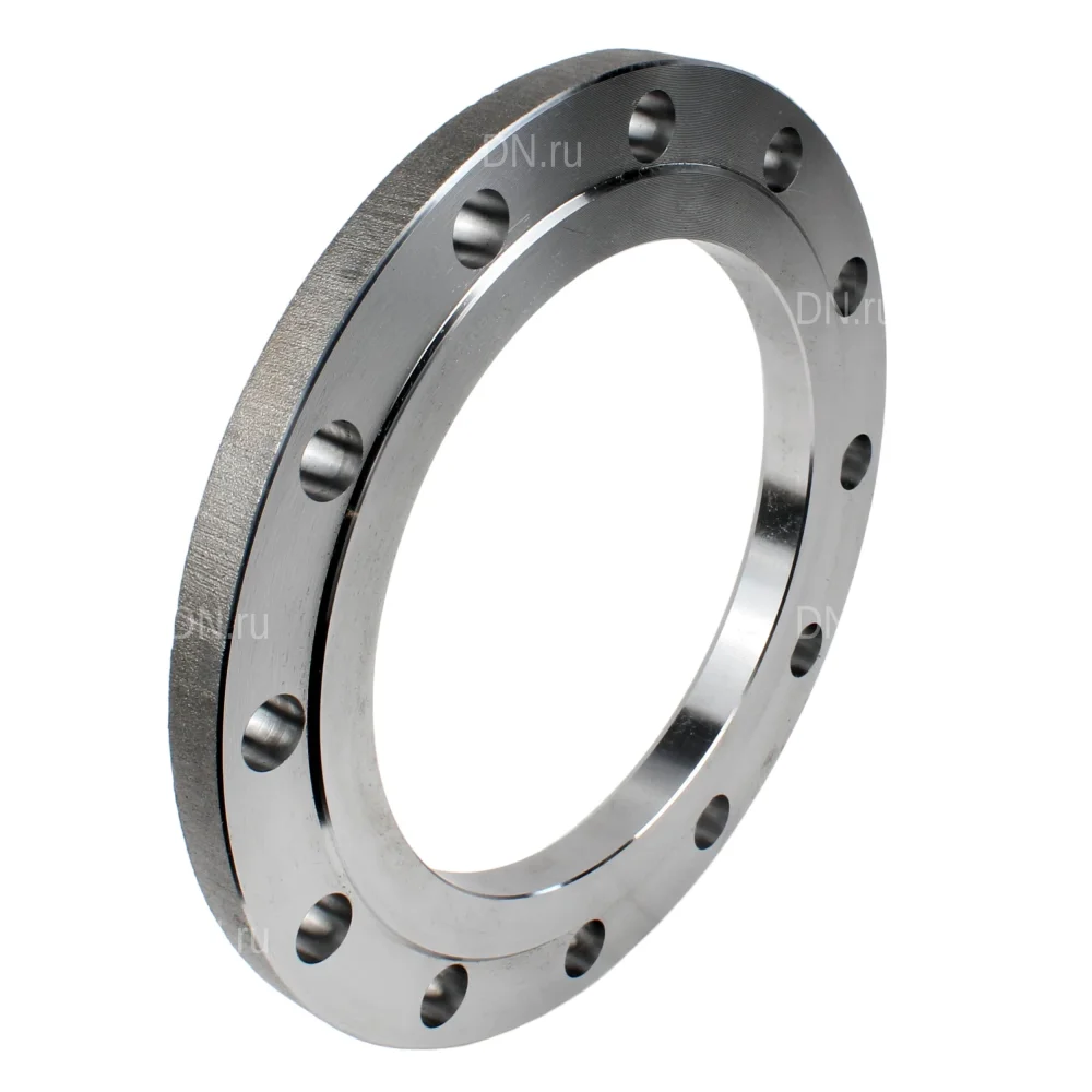Фланец плоский DN.ru Ду200 Ру16 корпус - нержавеющая сталь SS316, тип 01, ряд 1, исполнение B, гр. IV, ГОСТ 33259-2015