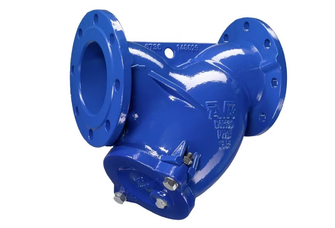 Фильтр сетчатый Y-образный AVK серия 910/21-001 PN10 DN600, сетка из нержавеющей стали