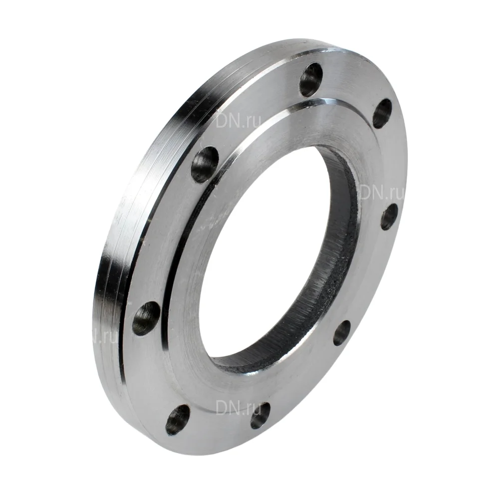 Фланец плоский DN.ru Ду125 Ру16 корпус - нержавеющая сталь SS316, тип 01, ряд 1, исполнение B, гр. IV, ГОСТ 33259-2015