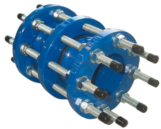 Демонтажная вставка AVK трехфланцевая ДУ150, РУ10/16 (DN50 PN10 ИЛИ PN16)  Высокопрочный чугун/низкоуглеродистая сталь 