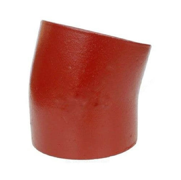 Отвод 15° чугунный SML Ду 125 безраструбный