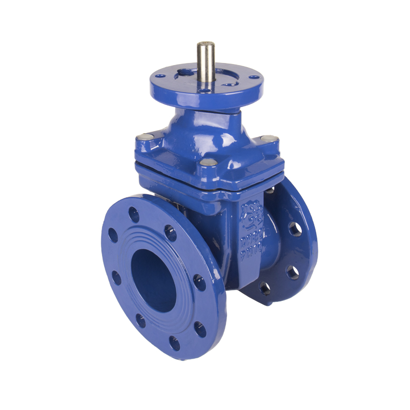 Задвижка с обрезиненным клином чугунная RUSHWORK 103 PN16 с ISO-фланцем