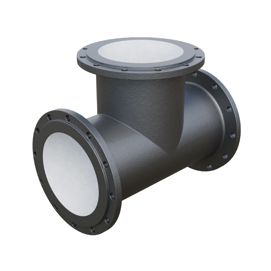 Тройник фланцевый ТФ ВЧШГ DN700х200 (ДУ700х200)