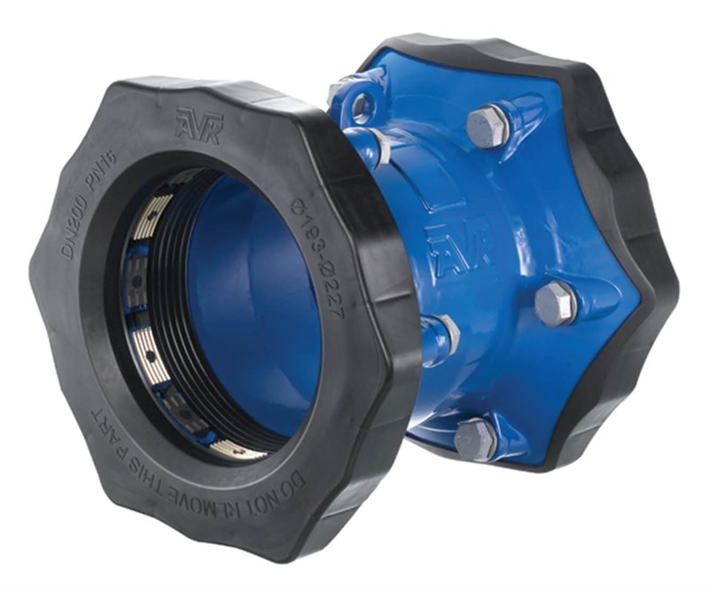 Муфта AVK SUPA MAXI PN16, DN800, универсальная, серия 631, Для пластиковых труб