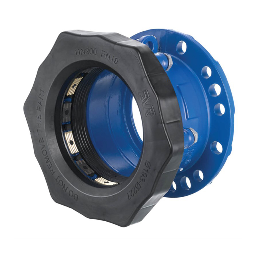 Фланцевый адаптер AVK SUPA MAXI PN16 для всех видов труб, болты из нержавеющей стали А2, EPDM, DN800 Для пластиковых труб