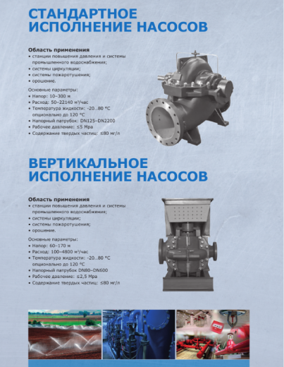 Насос двустороннего входа VLS