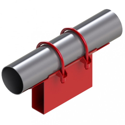 Опора DN219 ТС-670.00.00-020 серия 5.903-13 выпуск 7-95 неподвижная хомутовая с корпусом