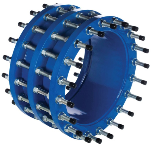 Демонтажная вставка AVK трехфланцевая DN700, PN10 (ДУ700, РУ10) Из низкоуглеродистой стали