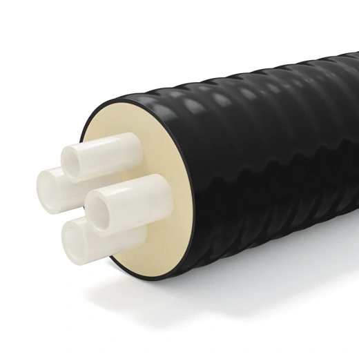 Труба ТВЭЛ-ПЭКС-4 в ППУ изоляции