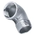 Отвод (уголок) DN.ru ВР-НР-316 3/4″ Ду20 Ру16 угол 90°, корпус - нержавеющая сталь 316, присоединение - внутренняя / наружная резьба
