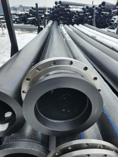 офланцованная ПНД труба